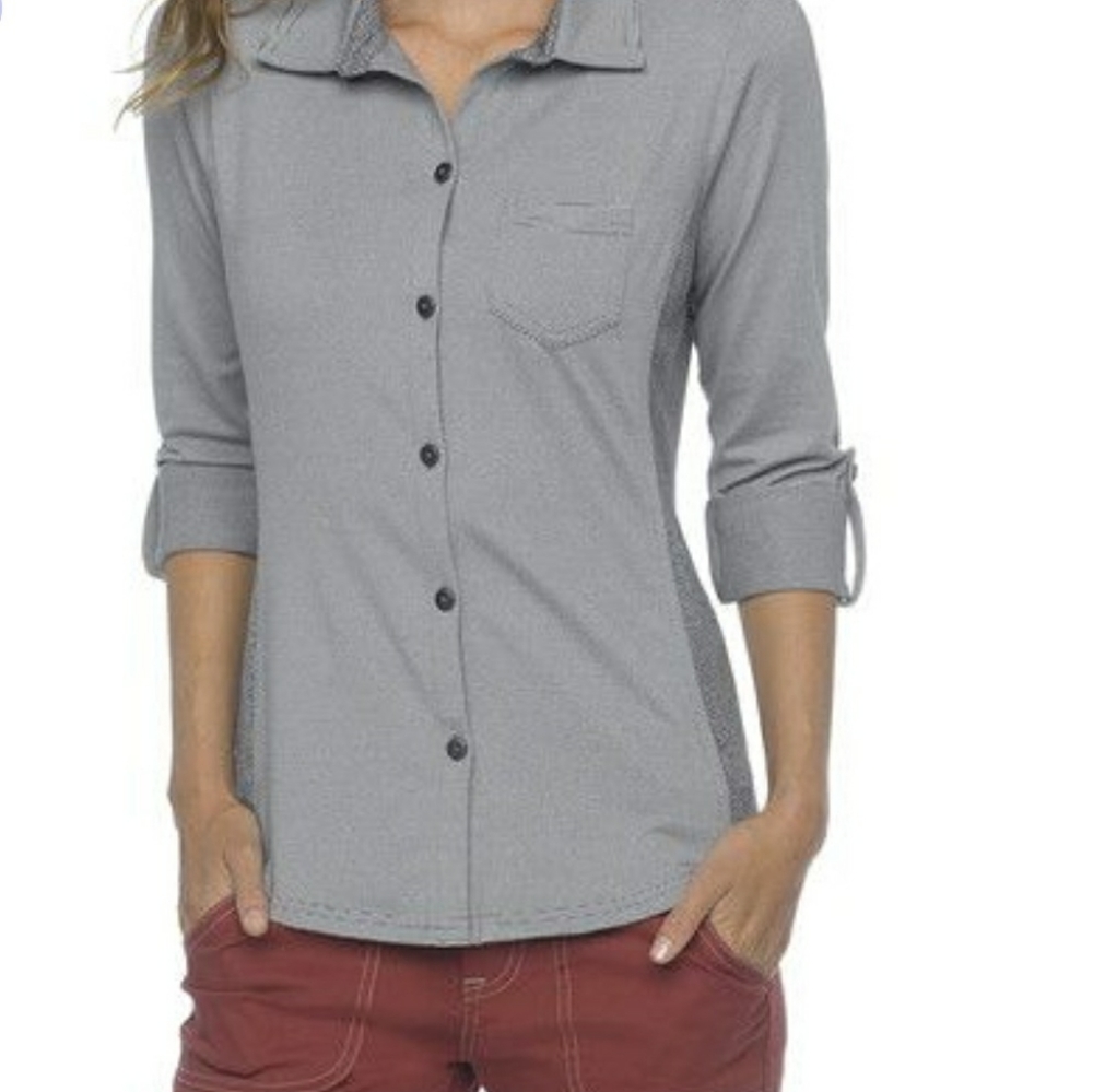 Prana womens kinley long sleeve button up